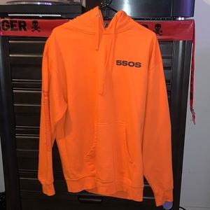 5 Seconds of Summer Large Orange hoodie